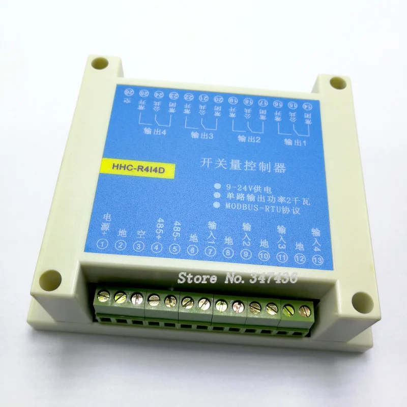 MODBUS RTU протокол 4 в релейный модуль RS485 переключатель управления вход и выход PLC