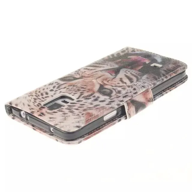 Прохладный пантера кожаный бумажник крышка чехол для Samsung Galaxy Note4|card|card holder casecard fax