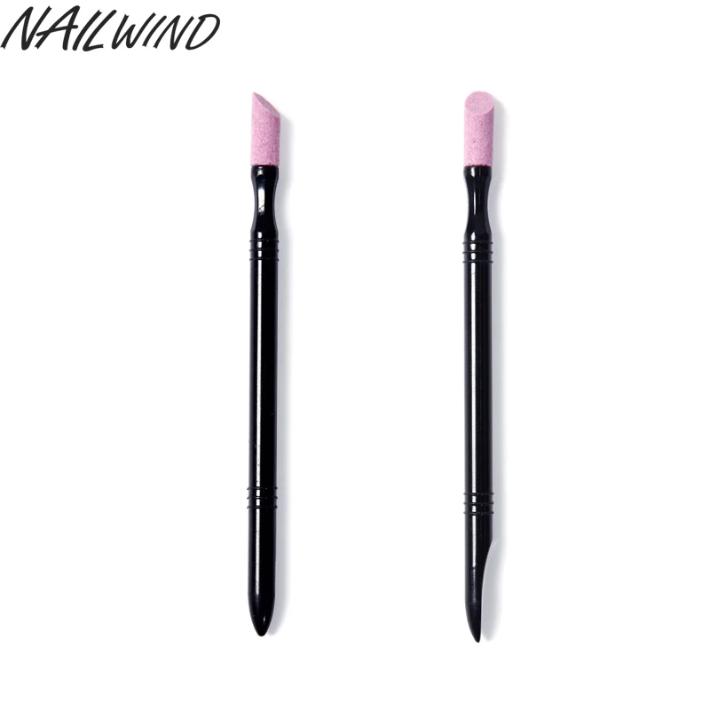NAILWIND Nail Care Tools Stone Grinding Rods Extirpate Dead Skin Purple Color Quartz Stick Treatments Tool | Красота и здоровье