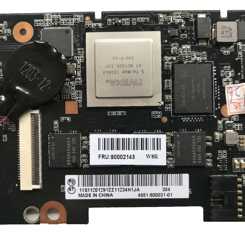 

KEFU FRU 90002143 Lenovo Yoga 11 Laptop Motherboard With T30 CPU 2G RAM 64G SSD FRU 90002143 11S11201291 original 100% tested