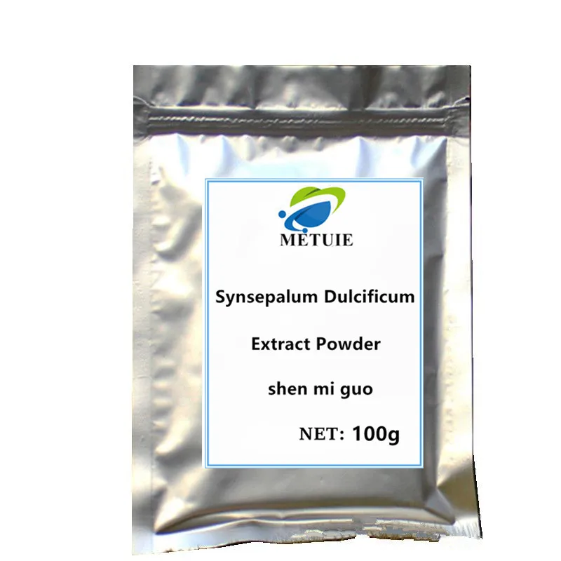 100g Волшебные фрукты synsepalum dulcificum фестиваль лечения высокий сахар в крови давление холестерина натуральный чудо ягодный экстракт-порошок - Color: 100g