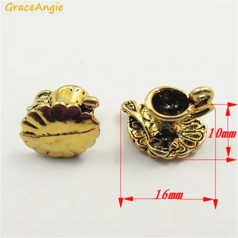 10 шт. маленькие подвески чашки для кофе|cup charm|charms antiquecoffee cup charm |