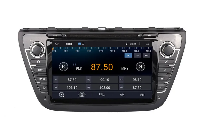 Android 9 0 автомобильный DVD плеер для Suzuki SX4 S Cross 2014 2015 2016 с GPS навигацией Радио BT SD USB WIFI
