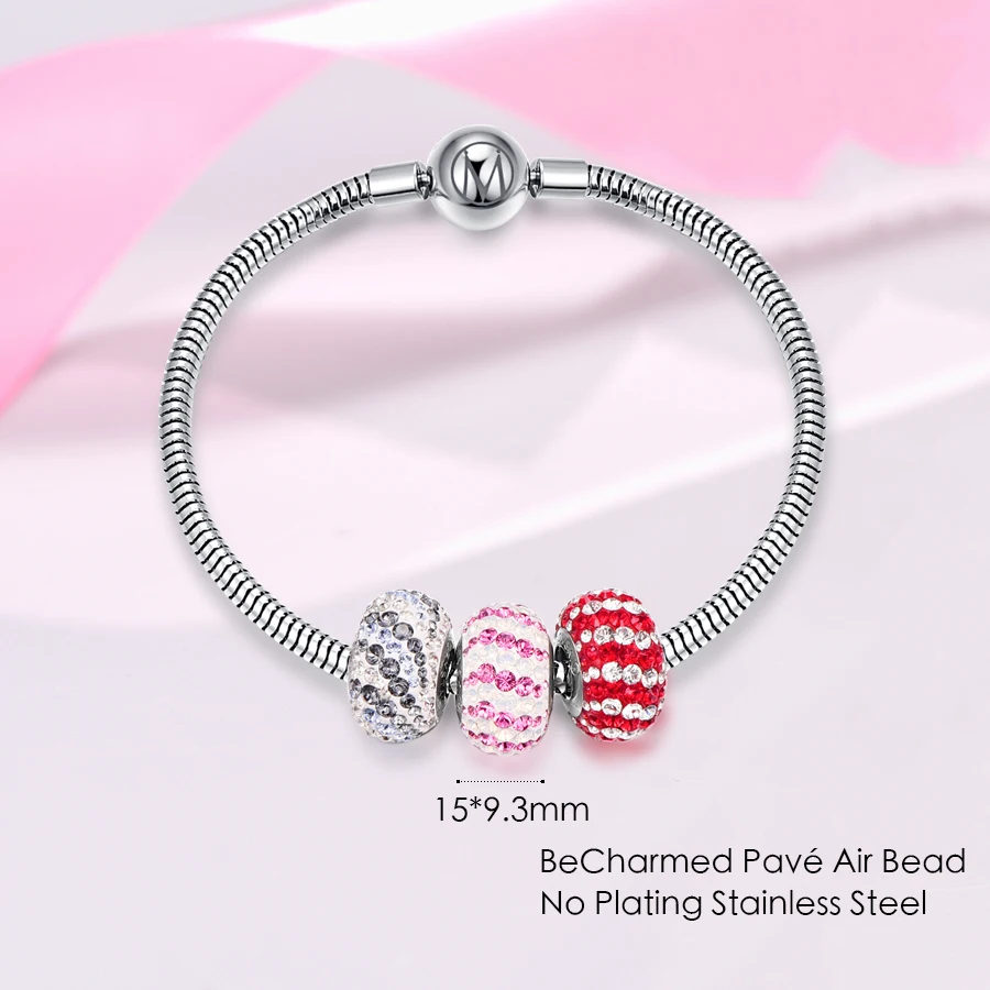 Malanda Crystals From Swarovski Round Candy Beads Bracelet Fashion Custom Charm Bangle For Women Wedding Jewelry Gift | Украшения и