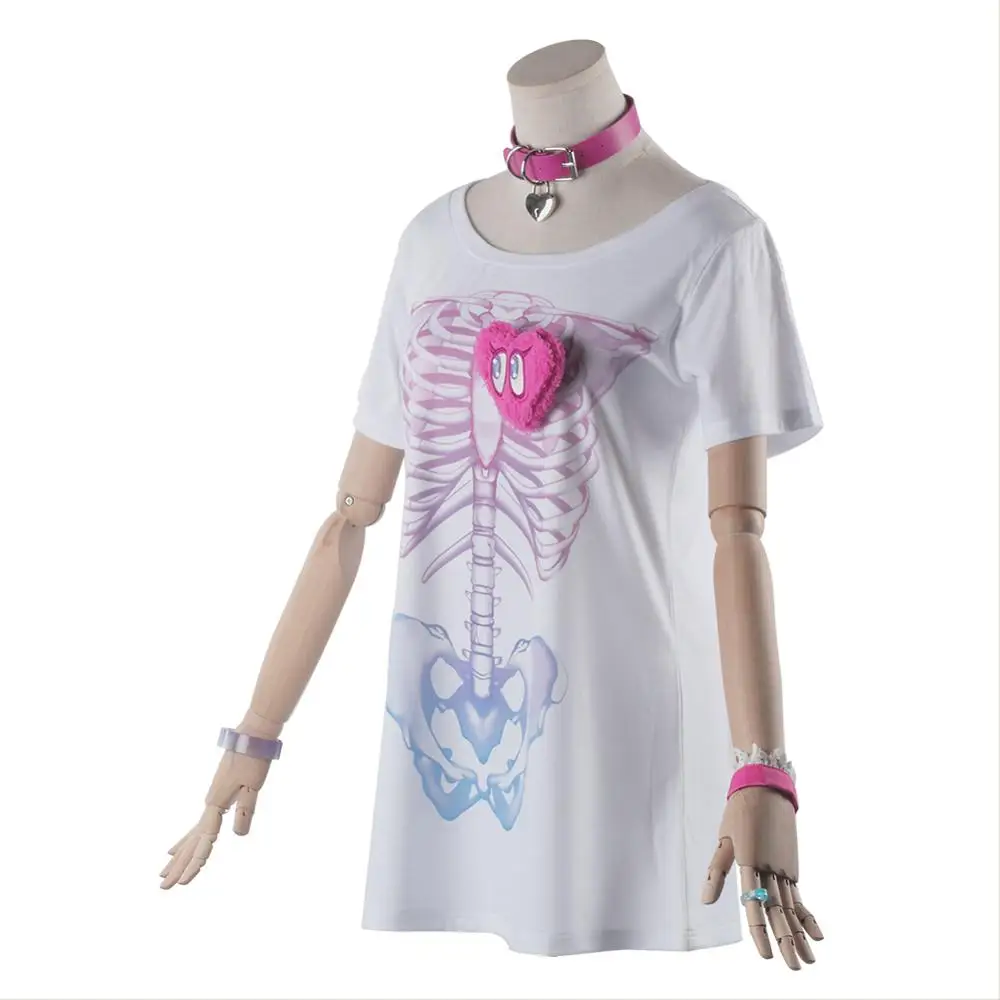 Anime MASTER GIRLS Idol Yumemi Riamu Cosplay Costume Girl T Shirt Halloween Carnival Costumes |