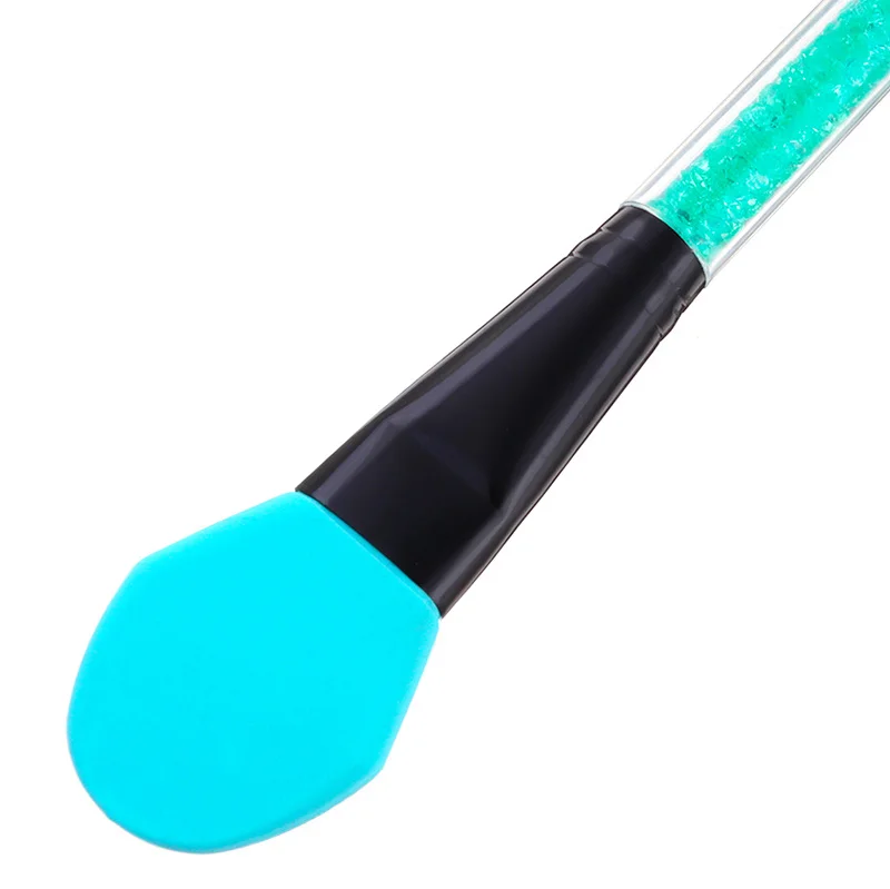 Женская силиконовая кисть со стразами и ручкой средство для смешивания грязи