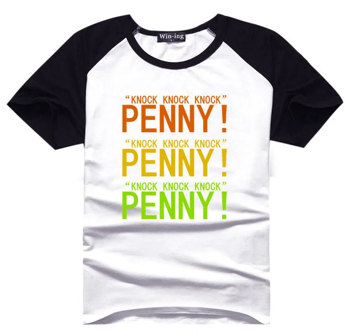 Футболки с цитатами Шелдона Купера Мужская хлопковая футболка Пенни Джик|sheldon