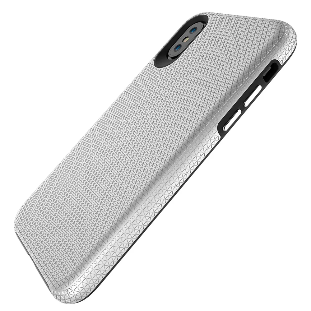 Новое поступление ТПУ + ПК противоударный силиконовый чехол для iPhone X 6 7 8 Plus