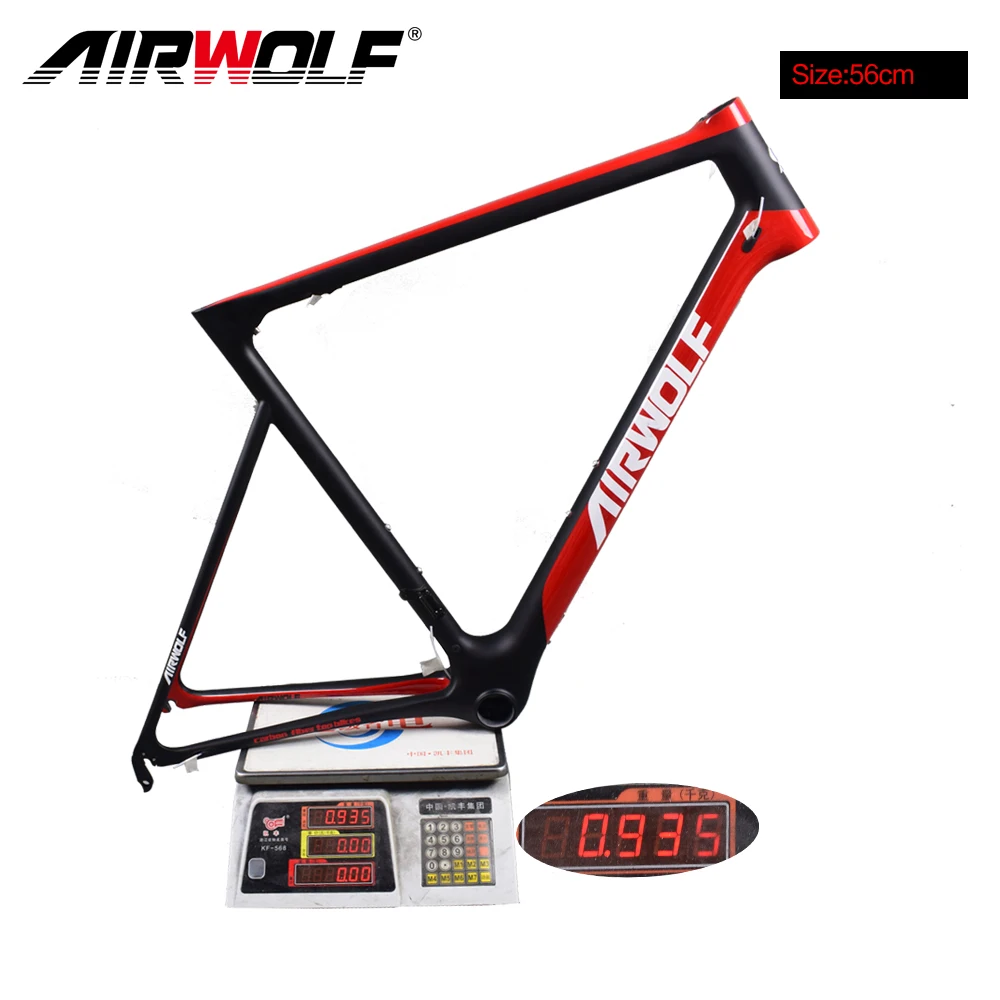 Airwolf Сверхлегкий углерод дорожный каркас полный Toray T1000 bicicleta карбоновая рама с