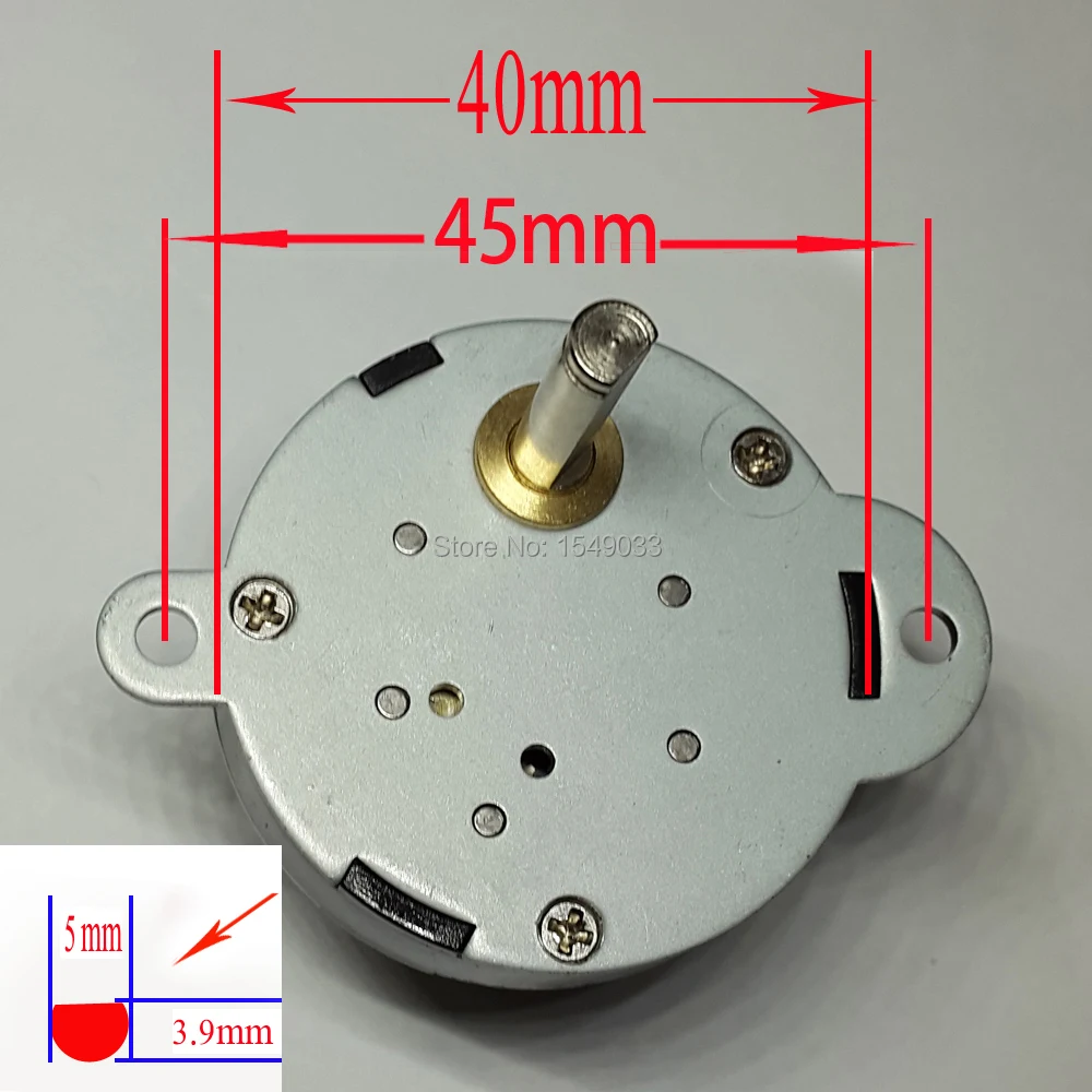 7 оборотов в минуту 12 В постоянного тока двигатель повышающий сексуальность 40 мм
