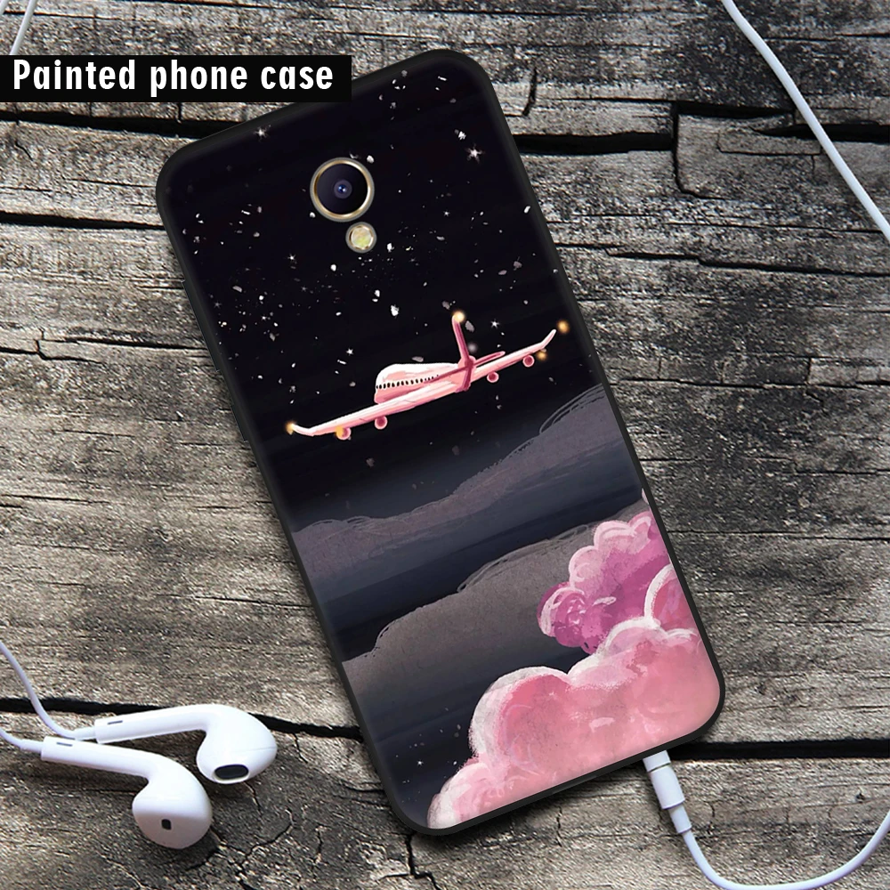 Floral Animal Heart Printing Pattern Case For Meizu M5 M6 Note Protective TPU Matte Silicone Cover M5C M5S |
