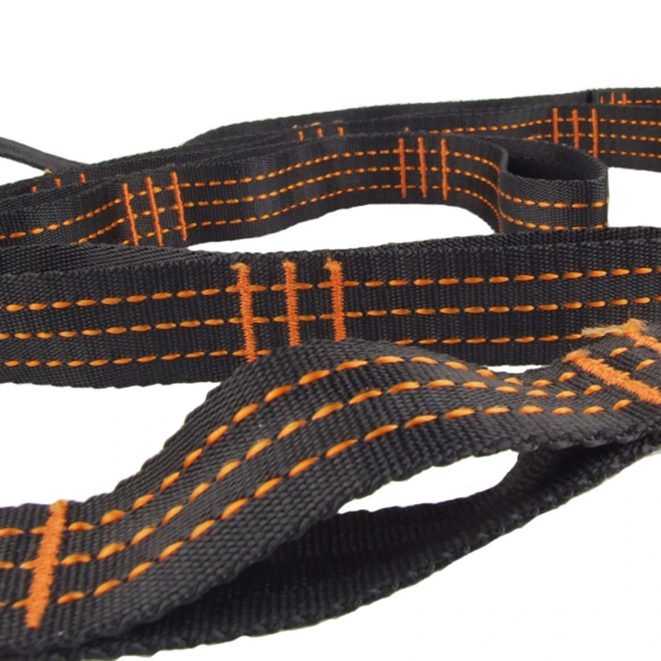 

YINGTOUMAN 2PCS/LOT Hammock Straps Adjustable Tree Hanging Heavy Extension Suspension Outdoor Anti-Slip Nylon Belt Width 2.5CM