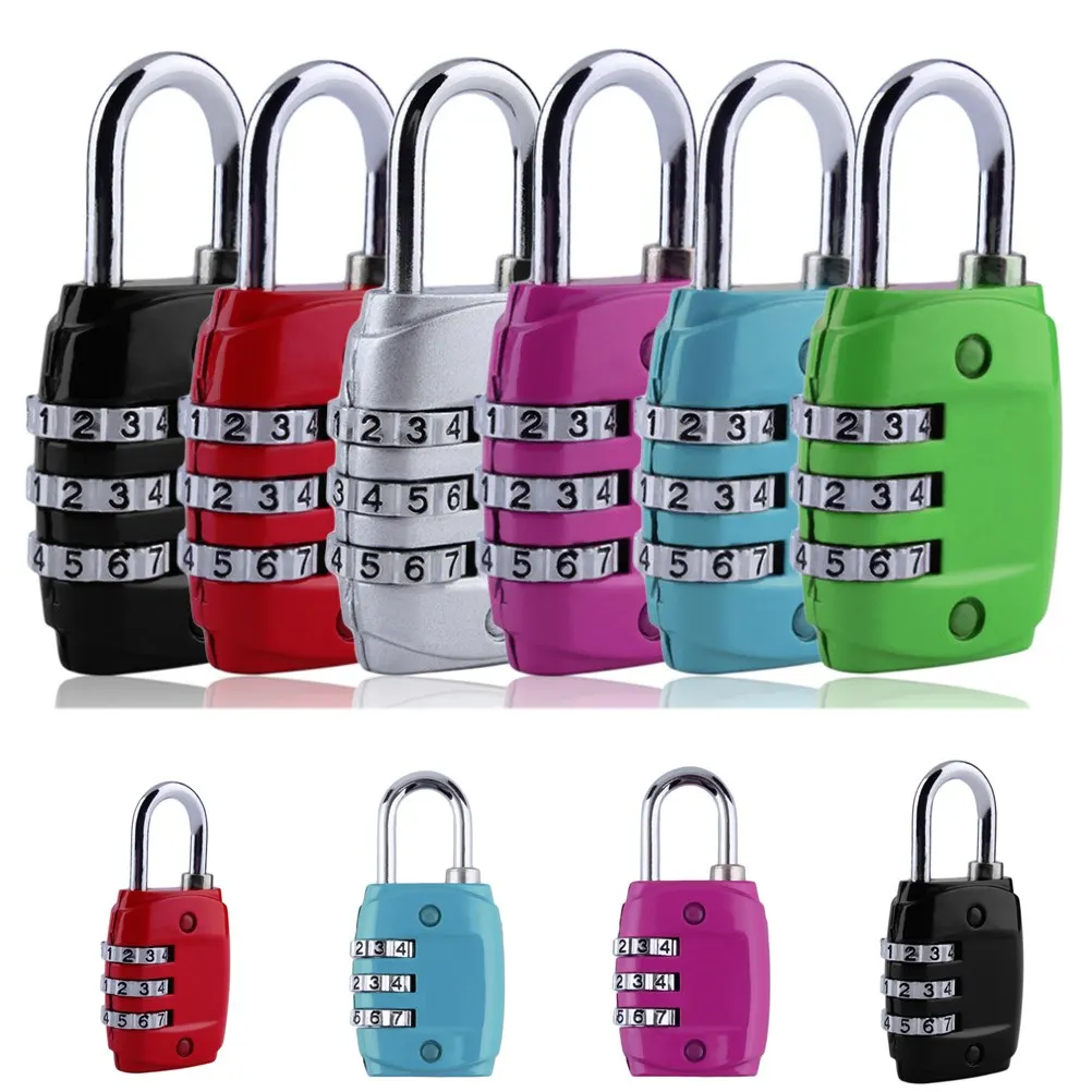 Цинковый сплав безопасности 3 Комбинации масштабных дорожных чемоданов Чемодан