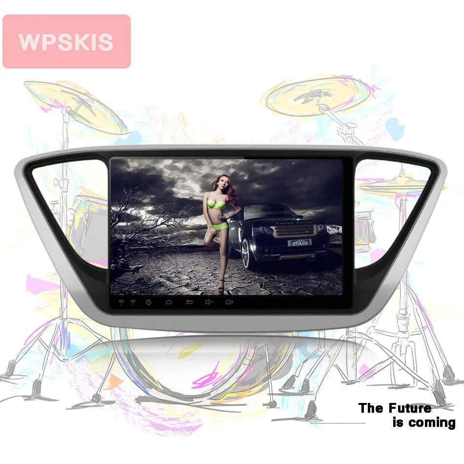 Автомобильный DVD плеер с GPS для нового Hyundai Verna 16 2017 18 автомобильное головное
