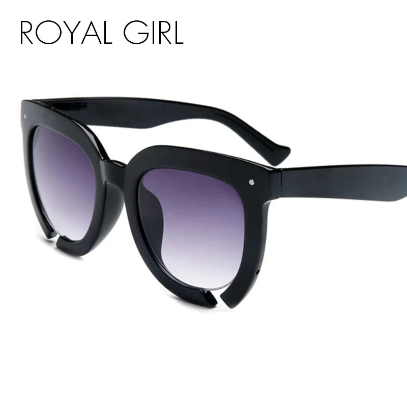 Женские круглые солнцезащитные очки ROYAL GIRL брендовые дизайнерские ацетатные с