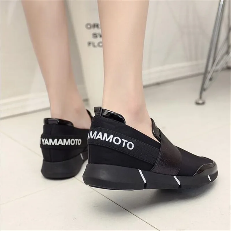 2018 Летняя женская повседневная обувь женские кроссовки на платформе слипоны Для