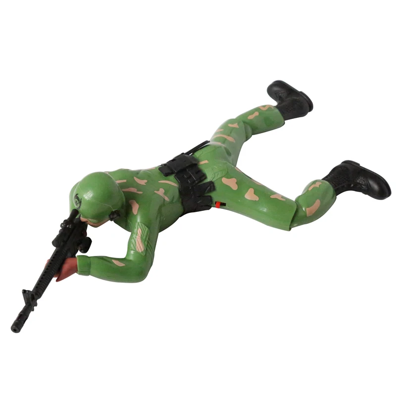 Светящиеся вокальные игрушки электрическое ползание спецназ