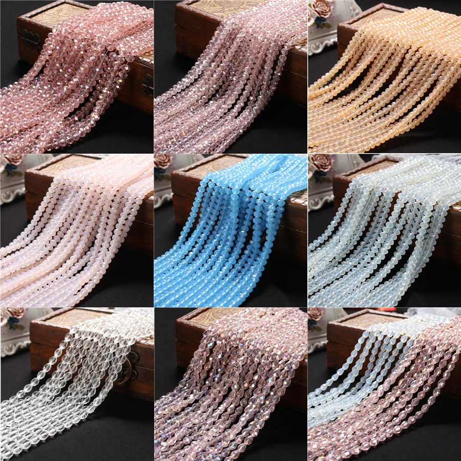 Искусственные бриллианты 100 шт./лот овальные стеклянные круглые бусины в форме