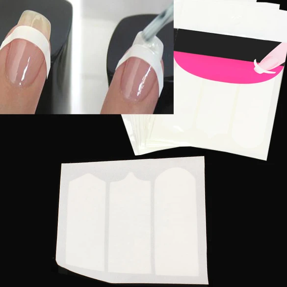 Горячие 10 шт./компл. французский дизайн ногтей Советы 3 стиля формы бахромы