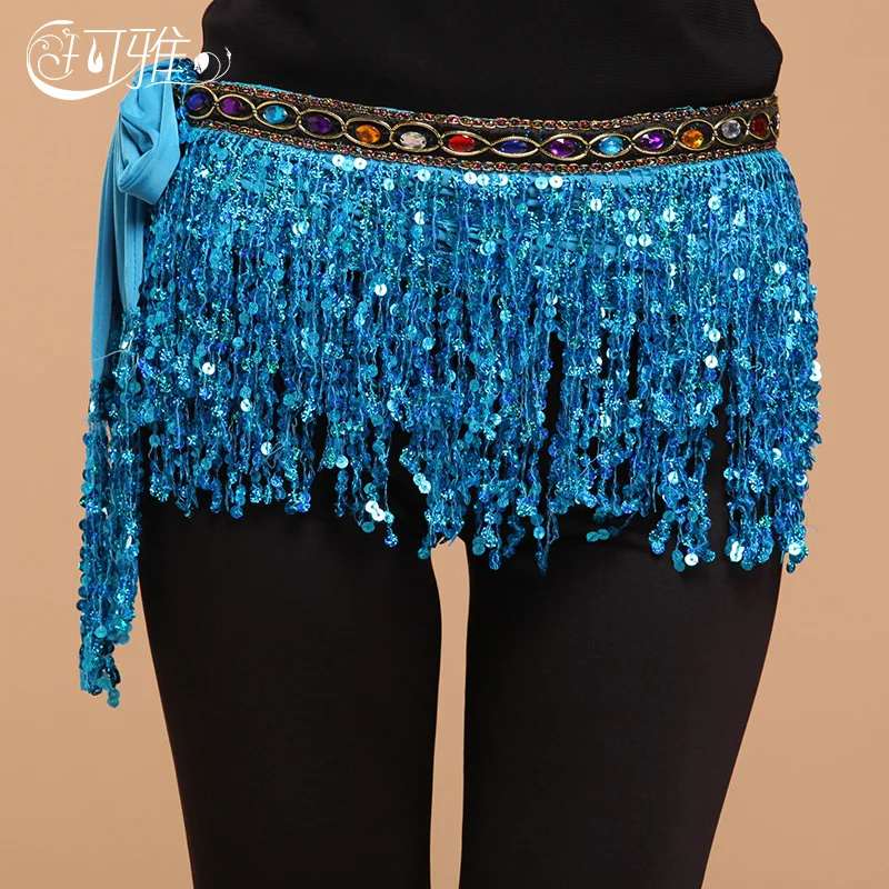 Новый Хип-шарф для танца живота аксессуары индийский пояс с блестками и