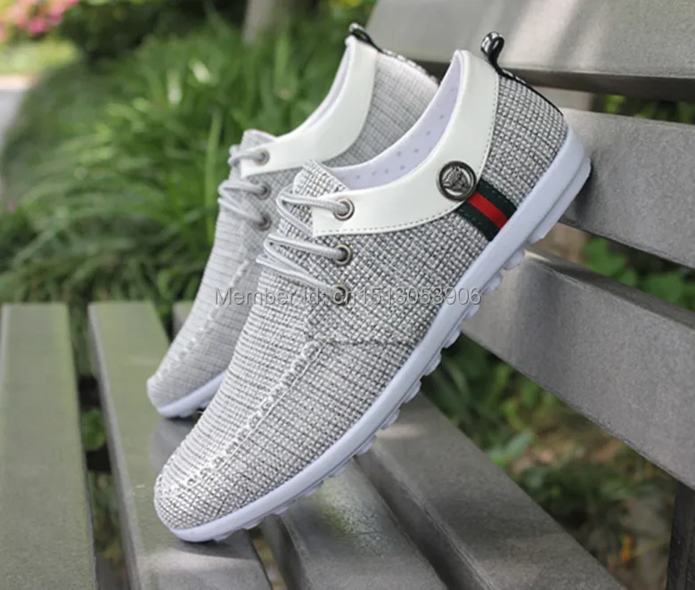 2014 NEW brand Swede Leather casual men's shoe matching flat running shoes Men sneakers tenis masculino size 39-44 MS125 | Спорт и