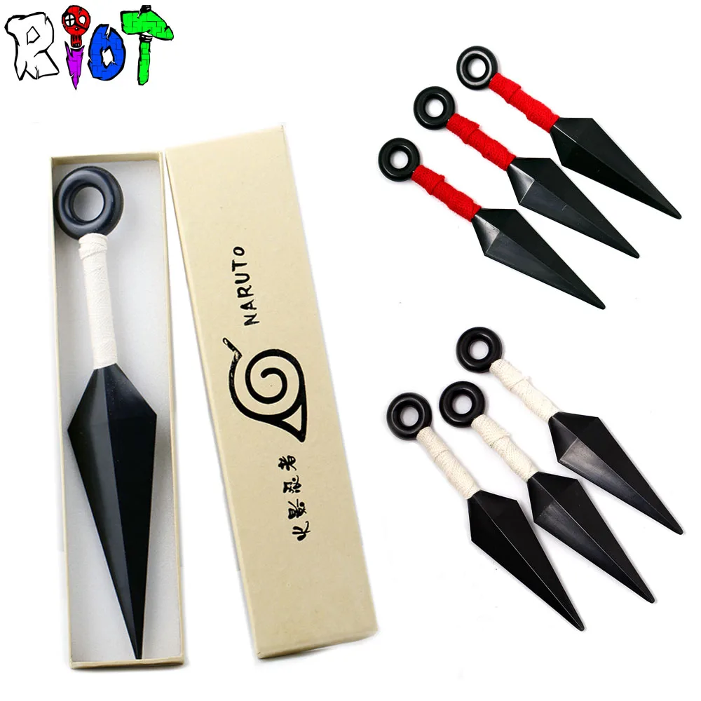 26 см аниме Наруто кунай Узумаки Коноха Какаси пластик большой размер cos play