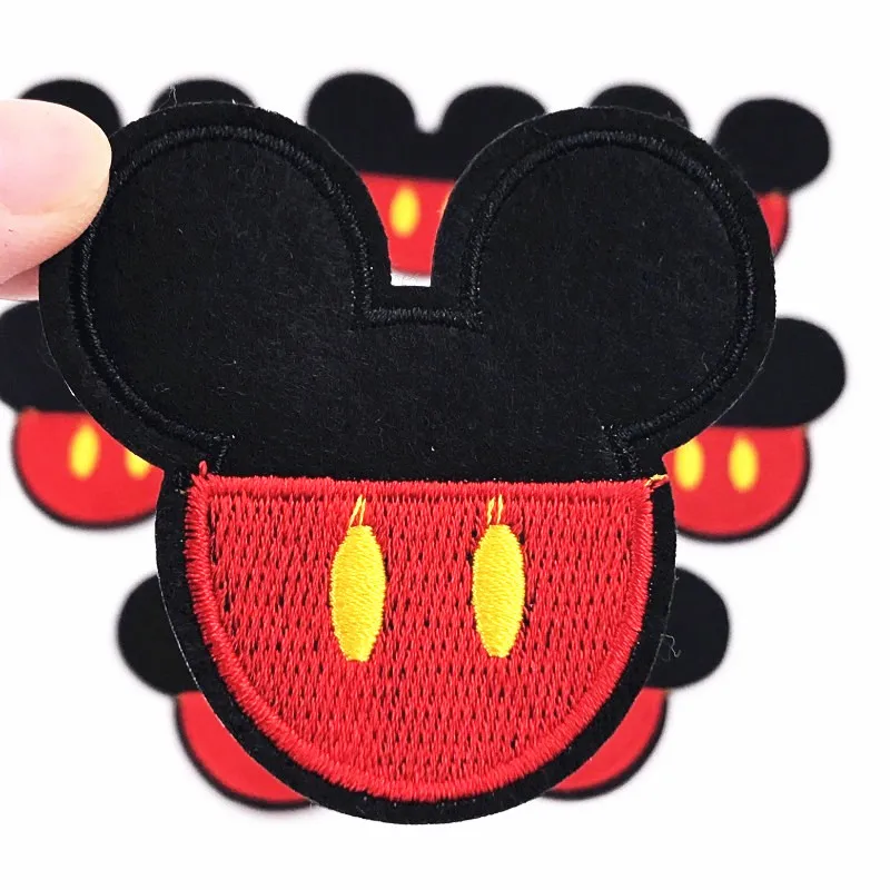 2 шт. с изображением головы мыши флага утюга вышивкой одежда нашивки для девочек и