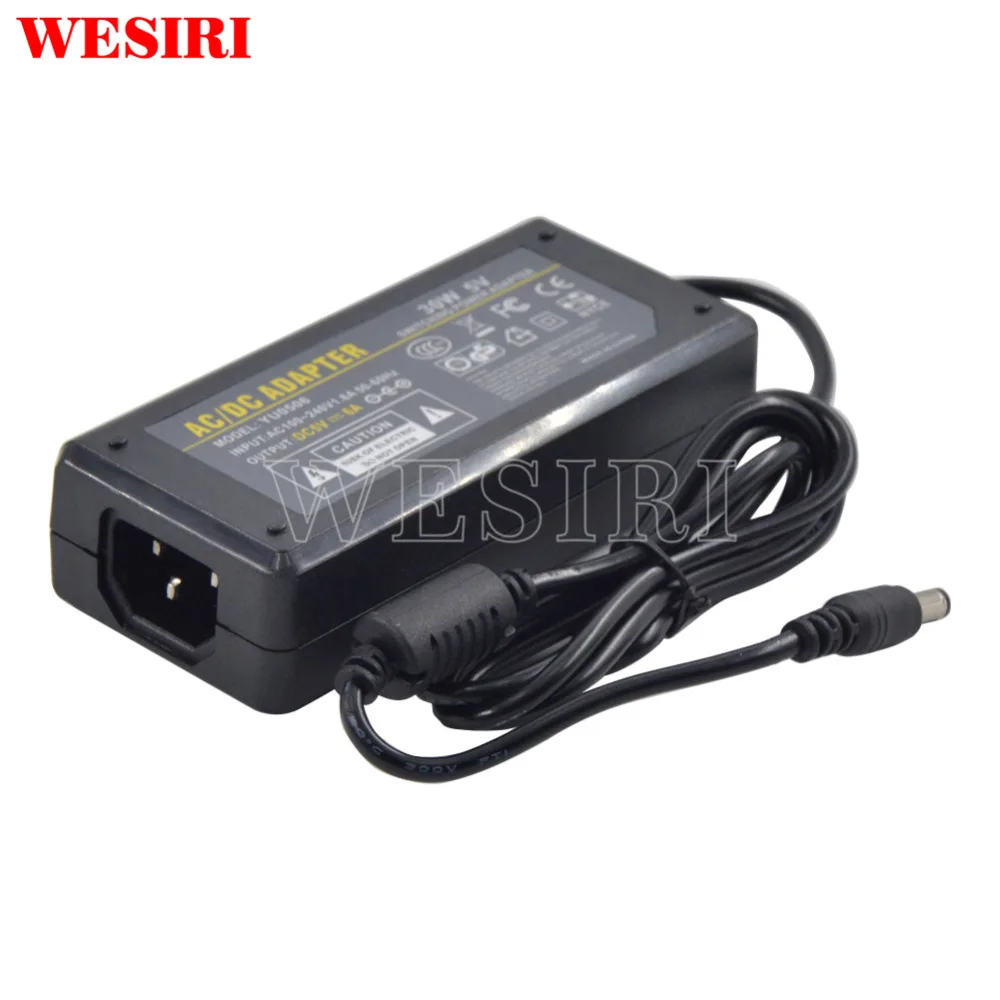 5 в 1A/2A/3A/6A/8A/10A светодиодный блок питания адаптер AC к DC для DC5V WS2812B APA102 LPD8806 WS2801