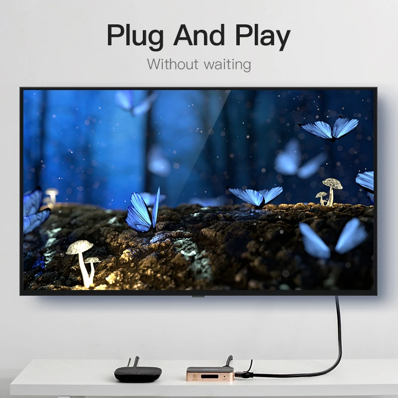 vention hdmi splitter switch 5 input 1 output hdmi switcher 5x1 3x1 for xbox 360 ps43 smart android hdtv 4k 5 port hdmi adapter free global shipping