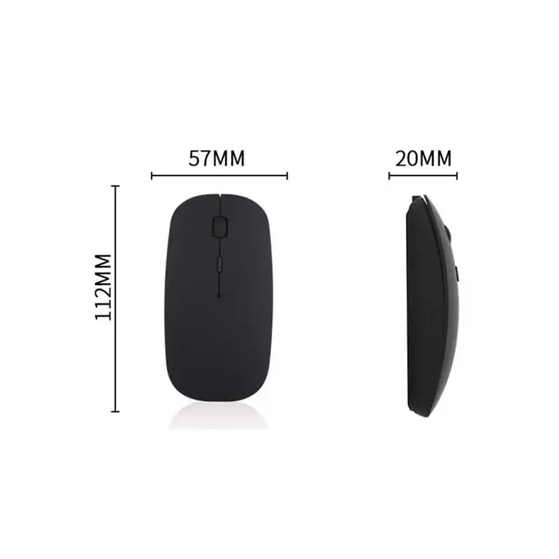 Перезаряжаемая Беспроводная Bluetooth 4 0 + 2 4G двойной режим в 1 заряжающая мышь 1600