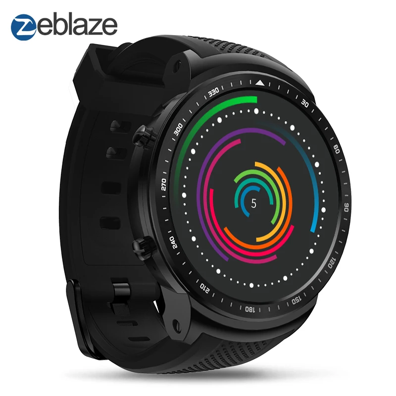 Мужские Смарт часы Zeblaze Thor PRO Android GPS WIFI GSM Sim карта смарт динамик MP3 MP4 бизнес звонок