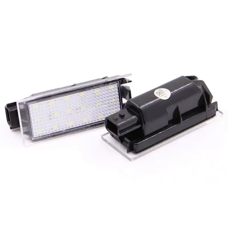 2Pcs Car LED Number License Plate Light For Renault Megane 2 Clio Laguna 3 Twingo Master Vel Satis | Автомобили и мотоциклы