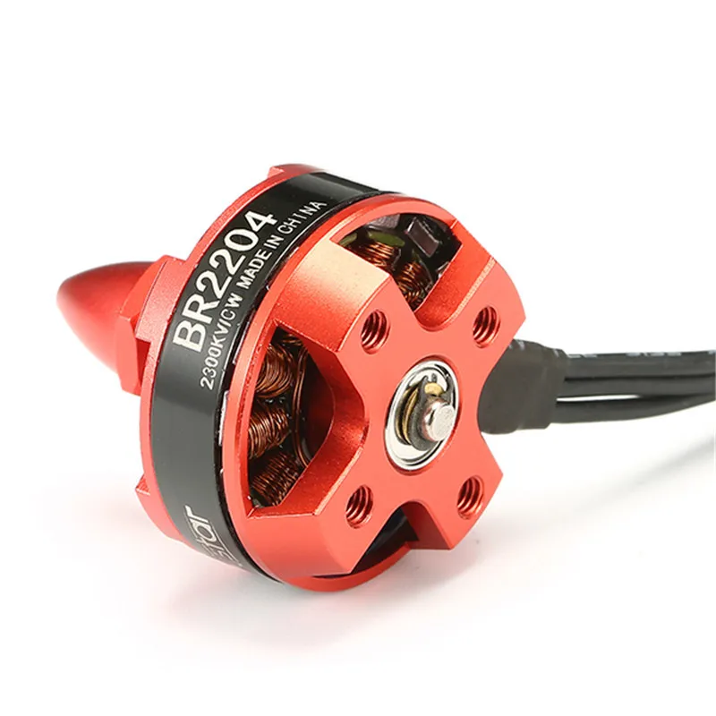 Высококачественный 4 шт. Racerstar Racing Edition 2204 BR2204 2300KV 2-3S бесщеточный двигатель CW/CCW для