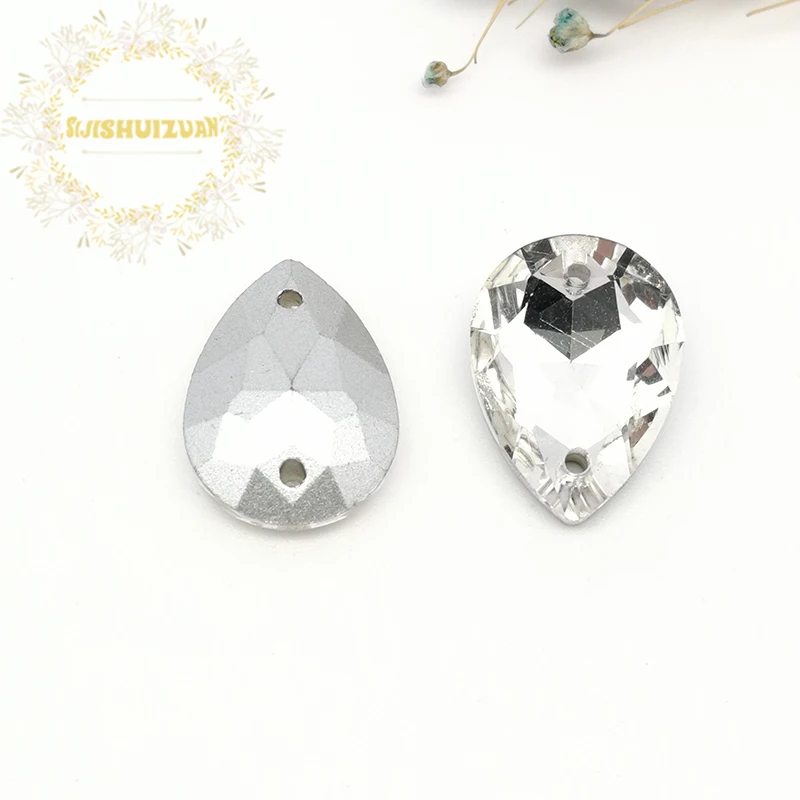 Свадебное платье с двойными отверстиями 7*10 10*14 13*18 18*25 20*30|sew rhinestones|pointback