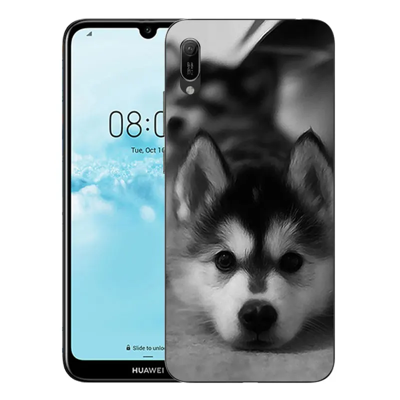 Задняя крышка для Huawei Y6 Pro 2019 роскошный мягкий силиконовый чехол-накладка