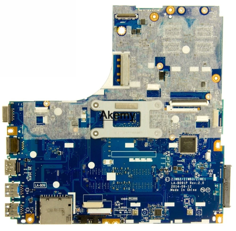 ZIWB2/ZIWB3/ZIWE1 LA B091P материнская плата для ноутбука Lenovo B50 80 тест оригинальная I7 5500U AMD