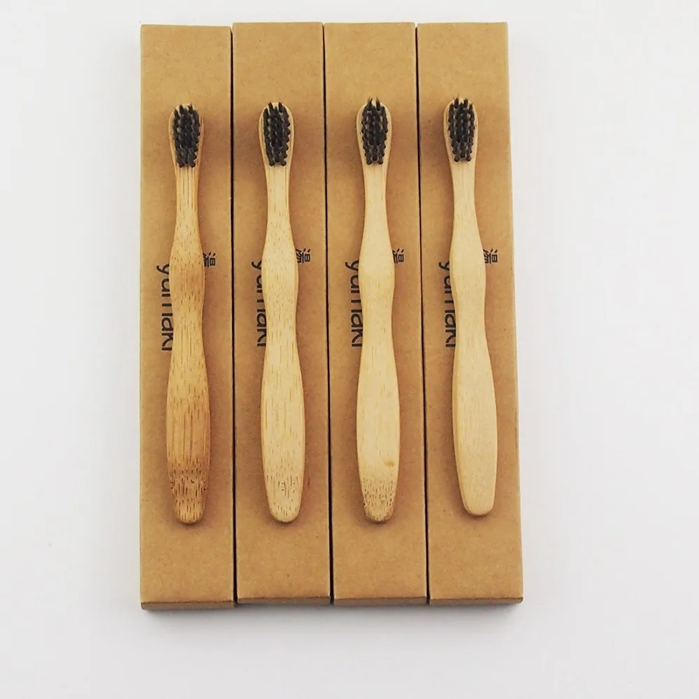 Зубная щетка из бамбукового угля 50 шт./лот|wood toothbrush|bamboo toothbrushtoothbrush bamboo |