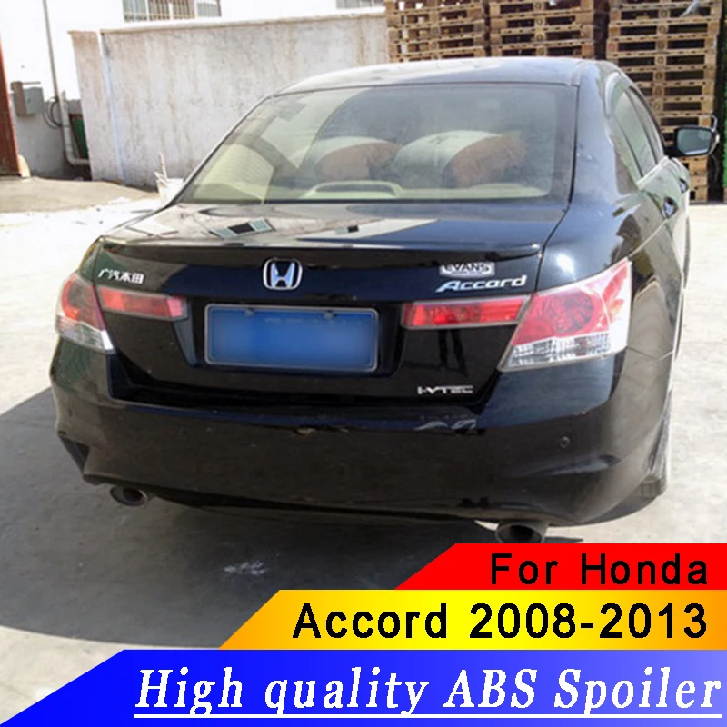 Высококачественный спойлер из АБС для Honda Accord 2008 2013 грунтовой цвет автомобильное