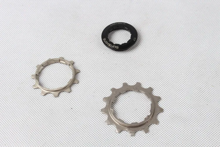 

SUNSHINE Bike Casette Freewheel MTB Mountain Road Bike Freewheel 11 Speed 11-42T Bike Flywheel Silver Racing Uphill Flywheel