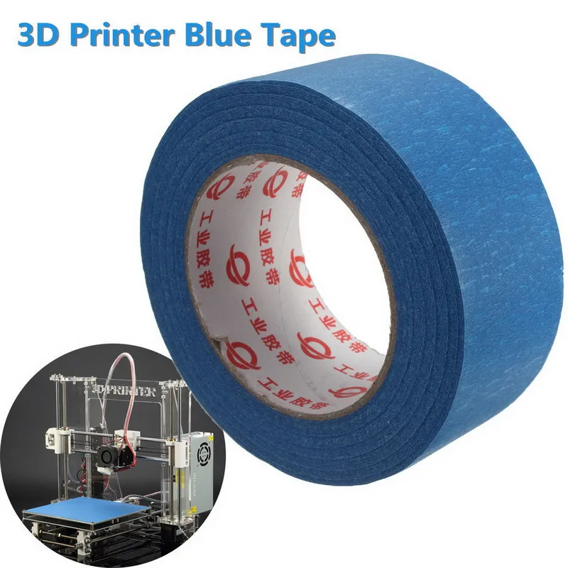 Printer Blue Masking Tape 50mm Wide 50m Reprap Bed Painters | Обустройство дома