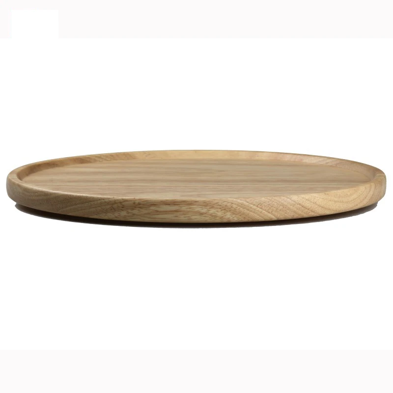 Визуальный сенсорный 30 см Большой поднос дубовая деревянная тарелка столовая