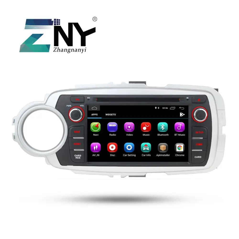 7 &quotHD Android 9 0 GPS для автомобиля стерео Toyota Yaris 2012 2013 2014 2015 2016 2017 Авто Радио FM видео