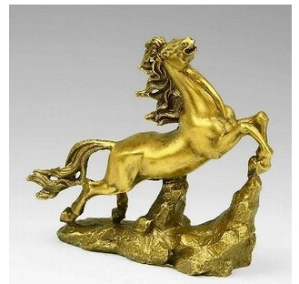 

Niza Bronze brass Salvaje Caballo Estatua Figura 8.5 "High Color Oro Amplia Del de Bronce China wholesale factory Bronze Arts