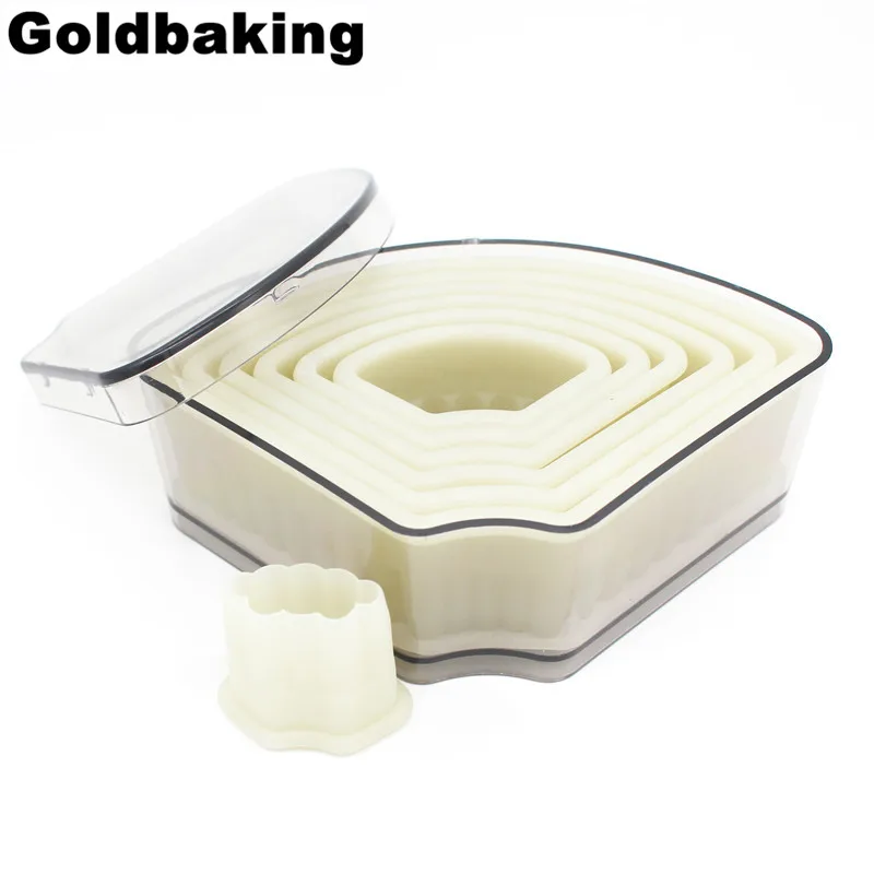 7 шт. фрезы для печенья с вентилятором нейлоновые помадки формы печенья|cutter mold|cookie