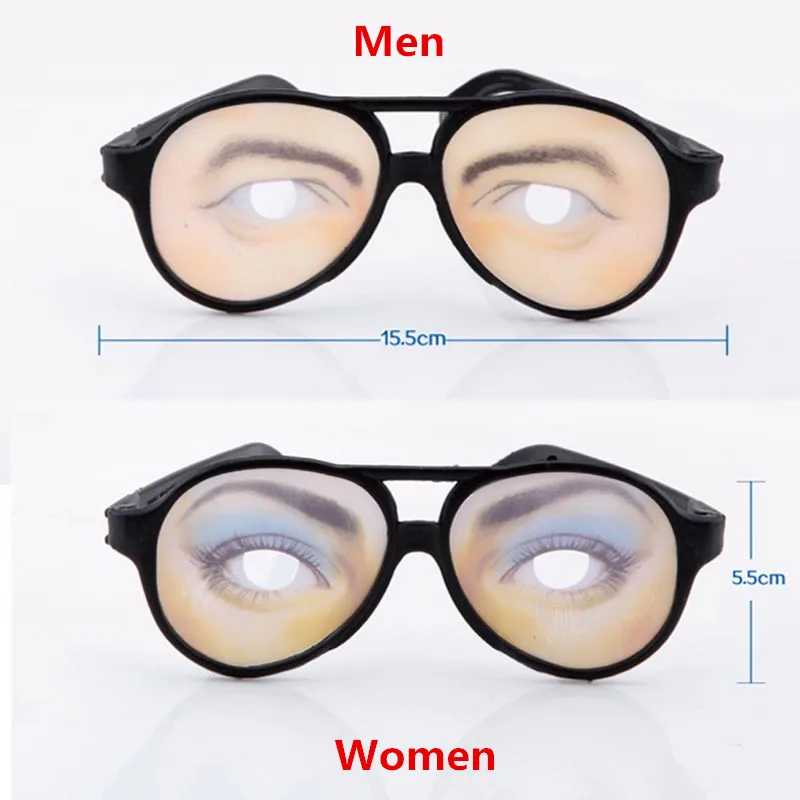 Fun Eyes Joke Glasses Disguise Costume Party Gift DIY Toy wedding birthday Halloween Christmas Xmas|christmas christmas|christmas diychristmas favors