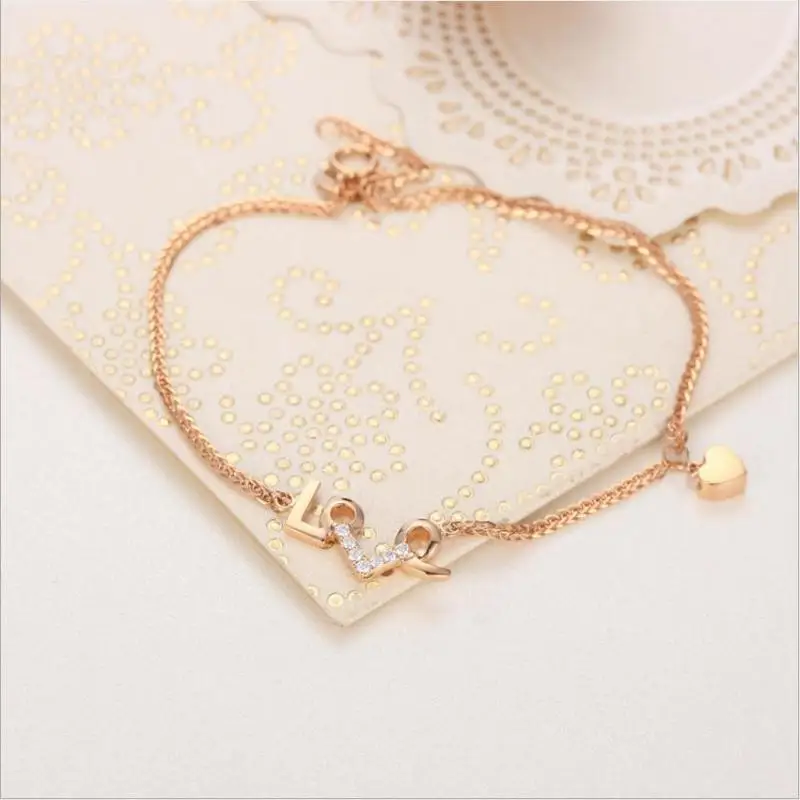 Женские винтажные браслеты Everoyal из розового золота ювелирные изделия модные