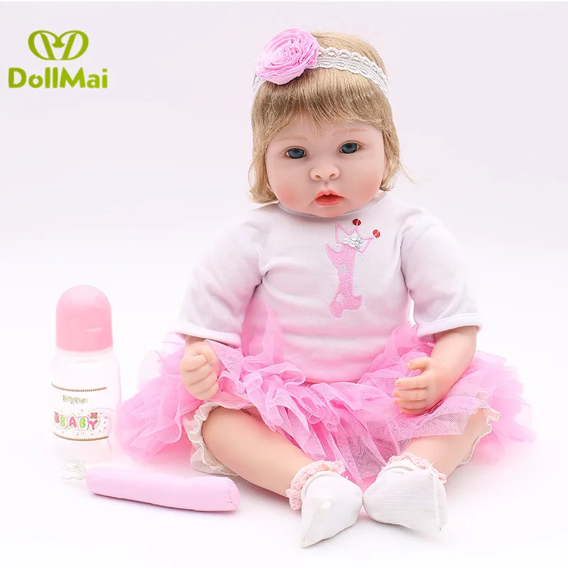 55 см Силиконовые Reborn куклы Baby живой реалистичный Boneca Bebe реалистичные настоящая