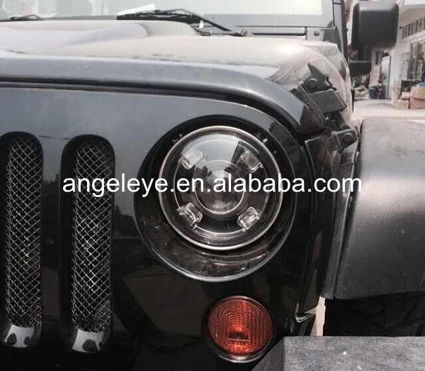 Для Jeep Wrangler 2007-2015 год светодиодный налобный фонарь с линзы проектора Bi Xenon для Porsche