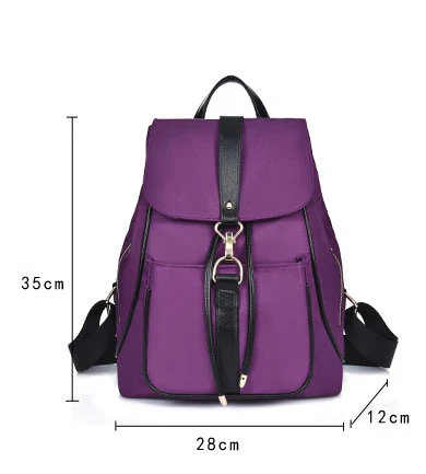 Г жа Данг Хуа Ши рюкзак водонепроницаемый нейлоновый 3 цвет дамы досуг сумка