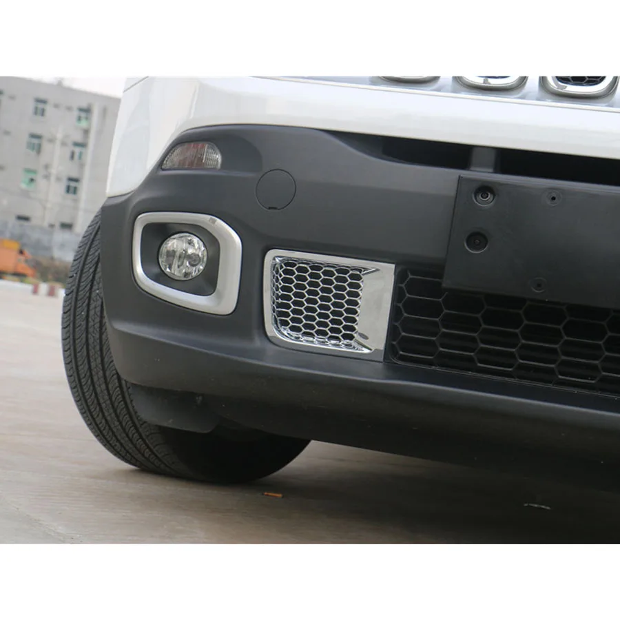 Для 1 4 T Jeep Renegade 15-16 2 шт. внешний автомобильный передний бампер решетка